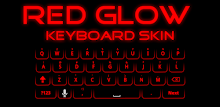 Red Glow Keyboard Skin Pro APK