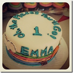 Her awesome cake!