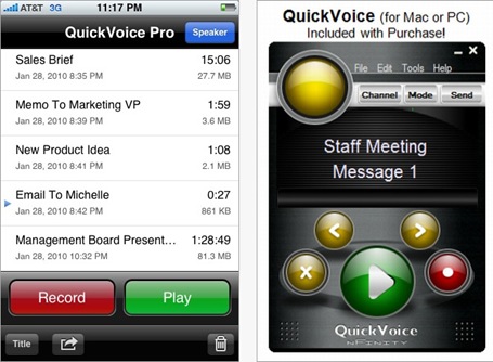 Enviar correos con mensajes de voz con iPhone
