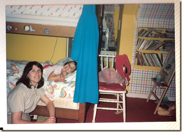 mommy and wendy by wendy's bed