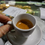 real italian espresso in Milan, Italy 