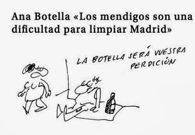 Ana Botella y mendigos