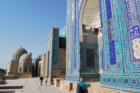 Obiective turistice Uzbekistan: Samarkand - Shakh-I-Zinda.jpg