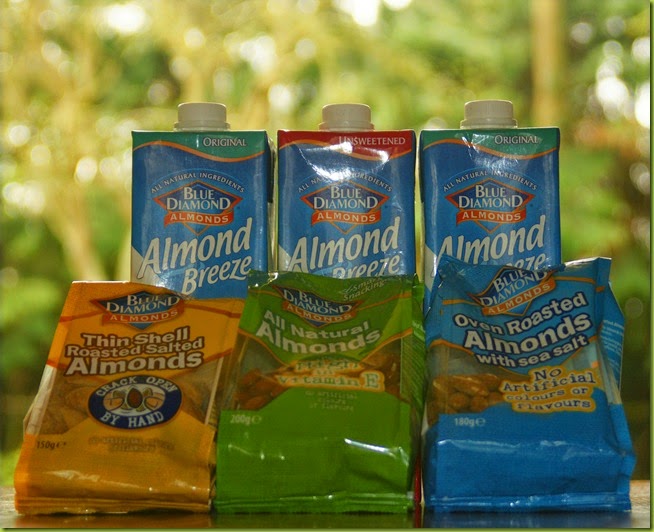 Diamond Breeze Almonds and almond milk