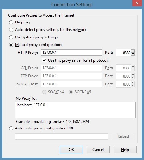 Cara Setting Proxy Firefox 03