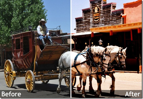 Stagecoach beforeafter