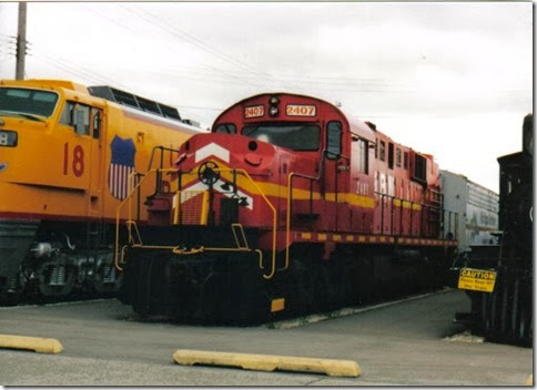 Green Bay & Western #2407 at the Illinois Railway Museum on May 23, 2004
