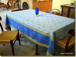French tablecloth