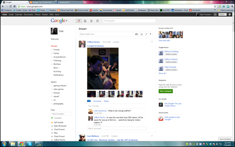 My Google+ Page