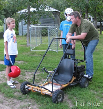 Grands and the Go cart