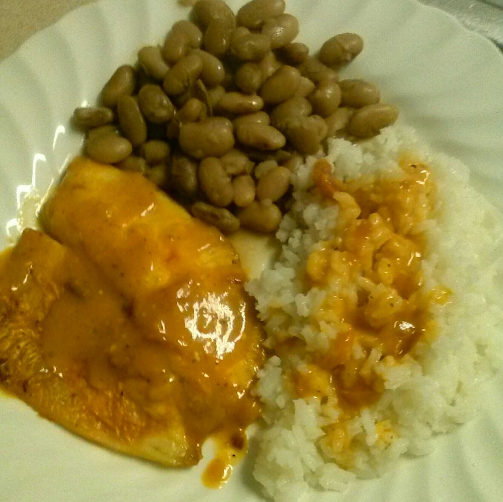 recipe of rices Tilapia fish with rice and beans