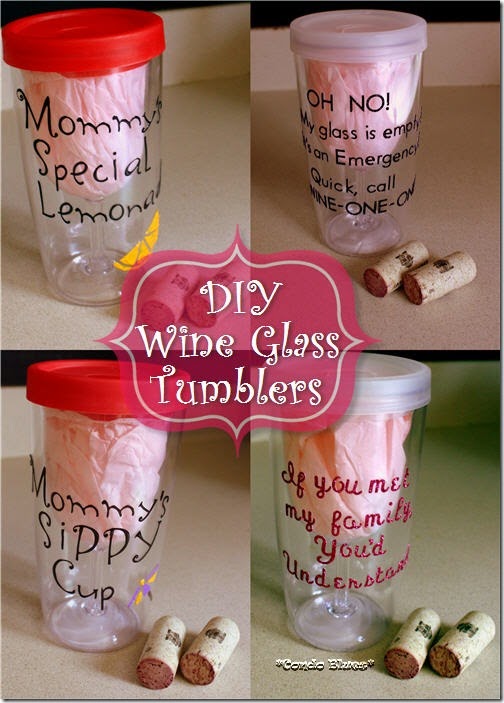 Diy Personalized Insulated Wine Glass