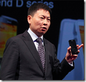 Richard Yu esittelee Huawein laitteita #MWC12