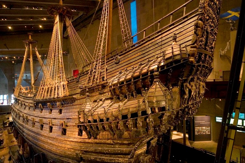 Image result for 17th century vasa ship