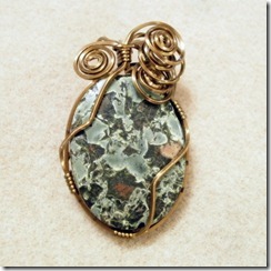 wire-wrapped cabachon