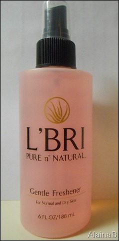 L'bri Pure and Natural Skincare gentle Freshener