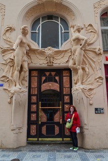 Prague doorways are amazing