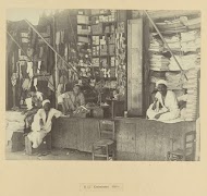 Kralen- en stoffenverkopers in Caïro