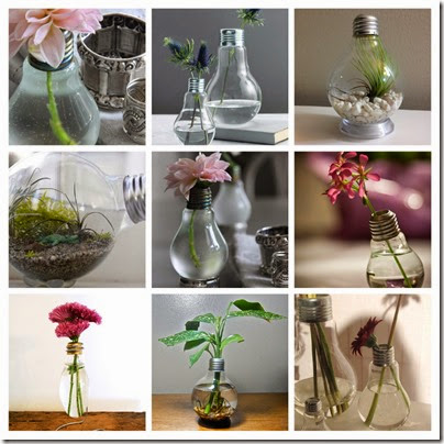 week 43 - light bulb vases