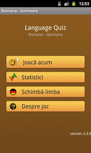 Language Quiz: German-Romanian