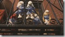 Papa, Gutsy, Brainy, Grouchy and Smurfette in Columbia PIctures' THE SMURFS.