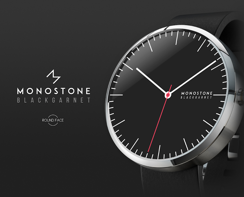 Black Garnet watchface by Mono Screen 2