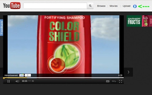 YouTube ads Skip