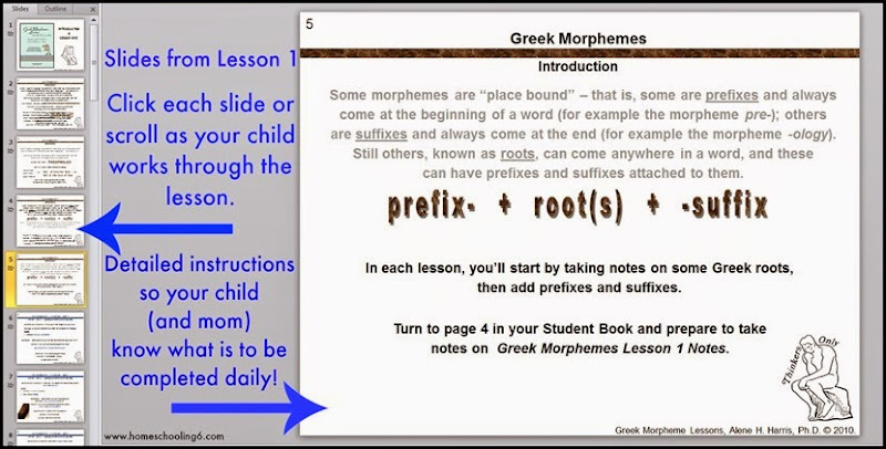 Greek Morphemes Lesson 1 Slide