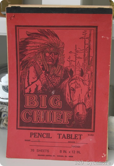 big chief tablet