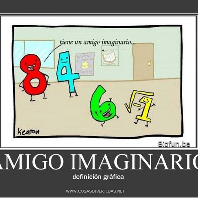 humor para matemáticos: amigo imaginario