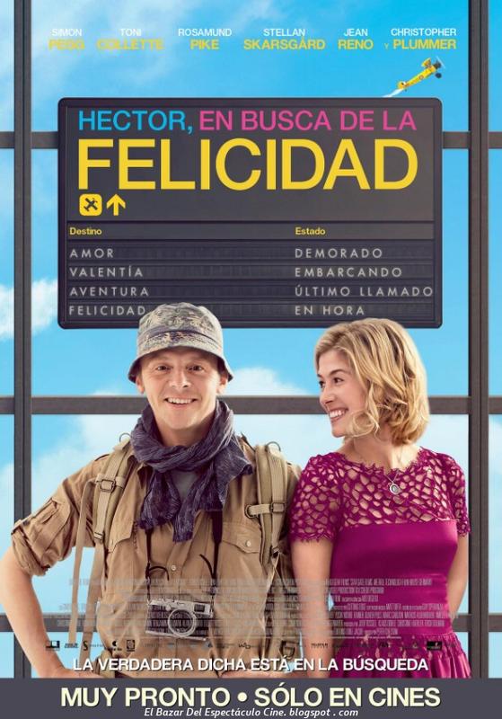 * Hector, en busca de la felicidad Poster latino, fecha de estreno Argentina, afiche oficial