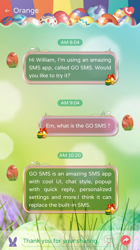 免費下載個人化APP|GO SMS PRO EASTER EGGS THEME app開箱文|APP開箱王