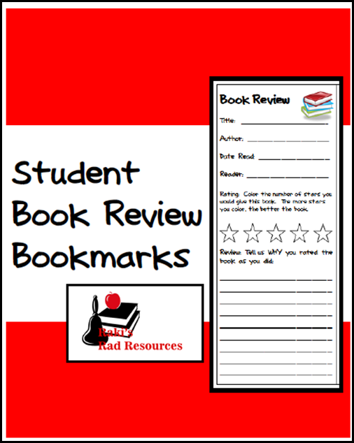 Resources to keep students reading books they enjoy while keeping them accountable for their learning.  Resources from Raki's Rad Resources - book review bookmarks