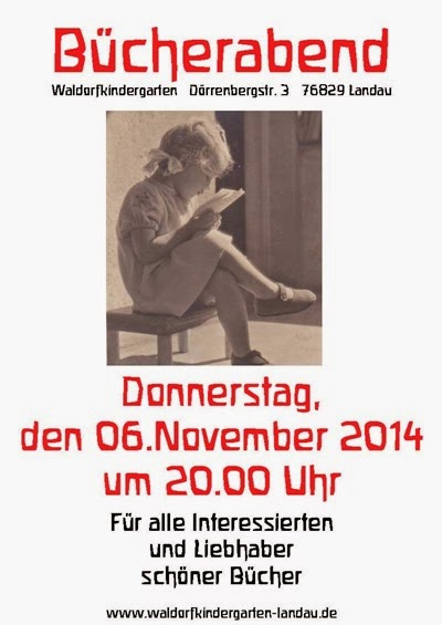 Bücherabend Plakat November 2014