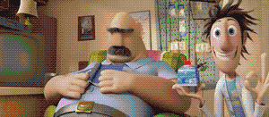 Funny Animated GIF: Cloudy with a Chance of Meatballs 2 (2013)