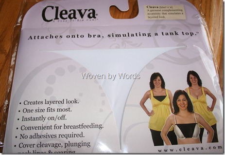 Cleava white packaging