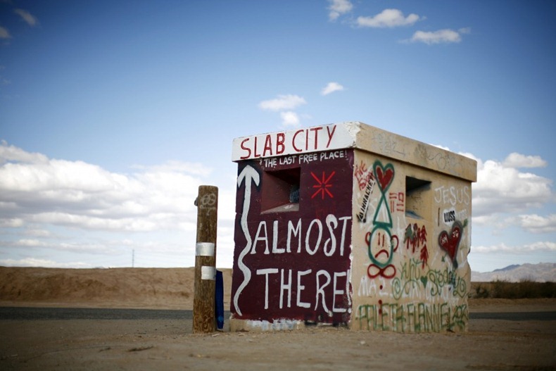Image result for leisurely 2 week vacation at Slab City