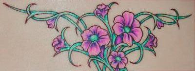 Flower Tattoos  Vines on Flower Vines Tattoo Jpg