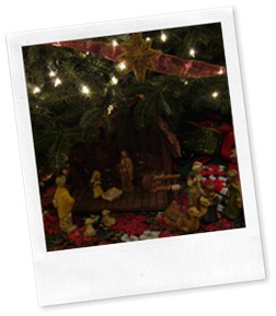 Nativity under tree