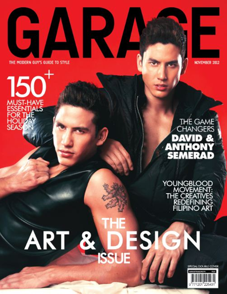 David and Anthony Semerad cover Garage Nov 2012