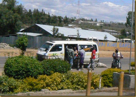 Minibus in Kenya