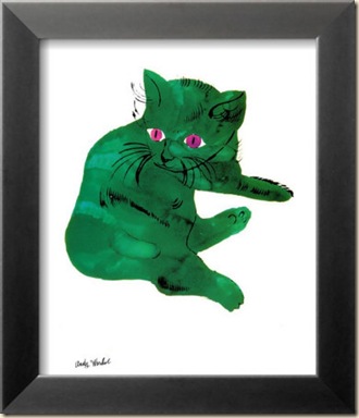 andy-warhol-green-cat-c-1956