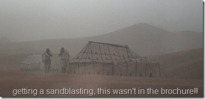 Tony and Mark returning through the sandstorm