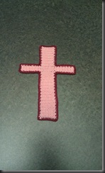 crocheted cross