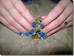 snow nail art