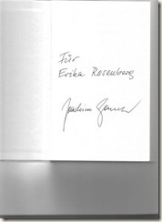 Joachim Gauck Signierung