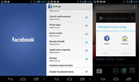 Facebook Home para Android