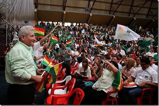 Demócratas proclaman a Rubén Costas como candidato presidencial para 2014