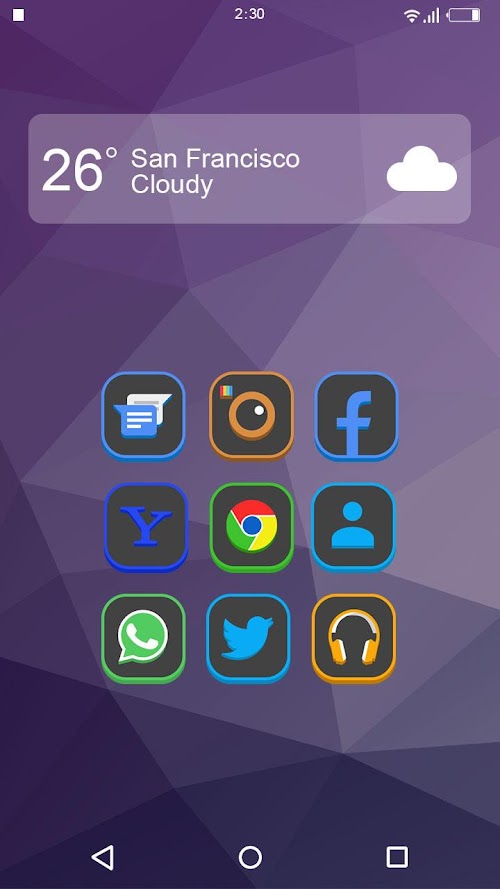 Android application 3D Theme - KK Launcher screenshort