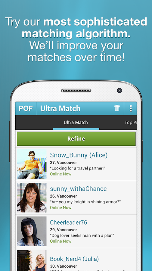 pof free online dating app